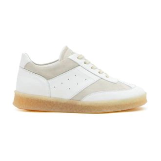 Maison Margiela Replica Low-Top Sneakers - Dames - Schoenen - Wit - Maat: 39 EU Zijde
