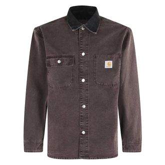 Carhartt Work in Progress Carhartt Wip, Light Jackets, male, Brown, Size: S Mitch Shirt Jacket