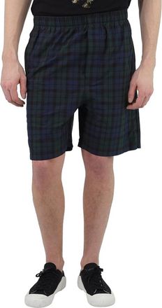 Balenciaga Mens Parisian Check Cotton-blend Shorts, Brand Size 46 (Waist Size 30)