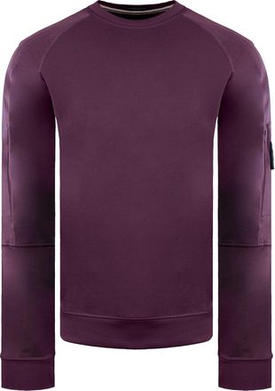 Weekend Offender Cali Mens Dark Grape Sweater - Purple Cotton - Size X-Small