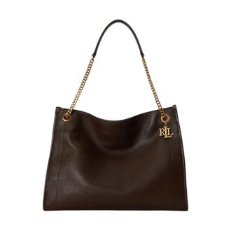 Ralph Lauren Bradley Shopper Tote - Bags - Mujer - Marr&oacute;n - ONE SIZE