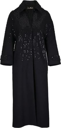 Dorothee Schumacher Cappotto lungo con decorazione - Nero