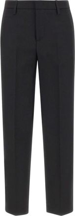 Blumarine Cool Wool Pantalon met rechte pijpen - Dames - Broeken - Zwart - Maat: M Wol