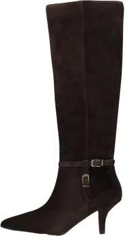 Stefano Lauran X25502-6383Fl Hoge Laarzen - Dames - Laarzen met Hak - Bruin - 40 EU - Su&egrave;de - Schoenen