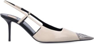 Saint Laurent Light Pink Slingback Pumps