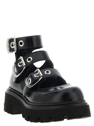 Vivienne Westwood Bacchus Mary Jane Flat - Black