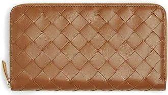 Bottega Veneta Large Woven Wallet With Zip