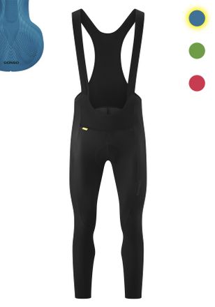 Gonso Fahrradhose GONSO Sitivo Ti Bib M, Damen, Gr. 4XL, Normalgr&ouml;ssen, blau, 57% Polyamid, 28% Polyester, 15% Elasthan, Hosen Fahrradhose, Herren Radhose, 