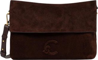 Coccinelle Borsa in Camoscio a Tracolla - - Bags - Donna - Marrone - ONE SIZE