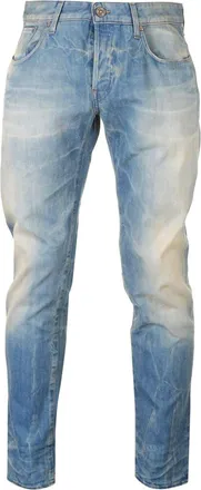 G-Star Mens Low Tapered Jeans In Light Aged