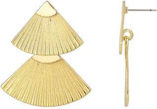 Adornia Honore Fan Drop Earrings in Gold at Nordstrom Rack