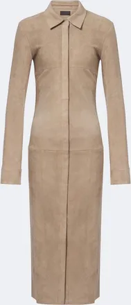Stouls Vestido camisero Becky de ante