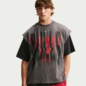 Nike Chicago Bulls Standard Issue Nike Mens Sleeveless Basketball Top in Grey | IO9438-068