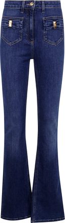 Elisabetta Franchi Flared Denim By Elisabetta Franchi
