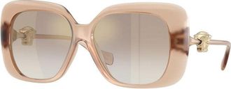 Versace VE4499U 55386E Opal Rose/Gradient Brown Mirrored Gold