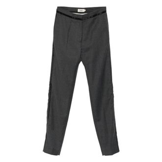 Barena Slim-fit Trousers, female, Gray, M, Classic Grey Trousers