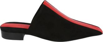 Ferragamo Selestina Stripe-Detail Mules, Size 7.5 C