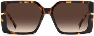 Victoria Beckham VB 1023/S 57mm Square Sunglasses in Havana/brown Sf at Nordstrom