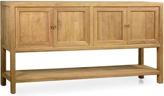 Moycor Aparador 4 puertas teca beige anch. 180 cm