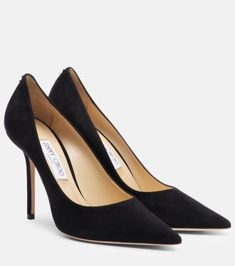 Jimmy Choo London Love 100 suede pumps