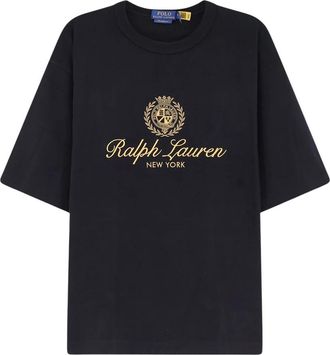 Polo Ralph Lauren T-shirt girocollo in jersey dal taglio rilassato - - Tops - Uomo - Nero - M