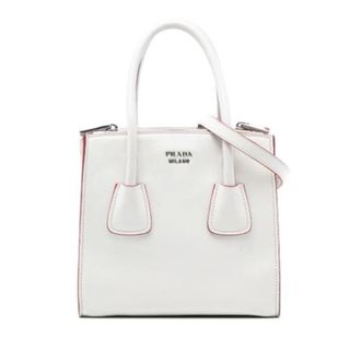 Prada Pre-owned Handbags, female, White, Size: ONE SIZE Pre-owned Vintage Handbag