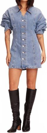 &Eacute;tica Ryleigh Mini Denim Dress In Blue