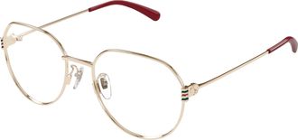 Gucci Demo Oval Ladies Eyeglasses GG1675OK 003 55