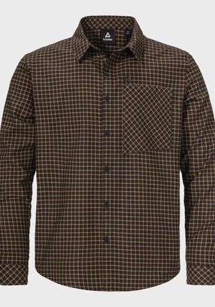 Sch&ouml;ffel Outdoorhemd SCH&Ouml;FFEL Hiking Shirt Style Boyoma MNS, Herren, Gr. 48, Normalgr&ouml;ssen, schwarz (9990, schwarz), Oberstoff: 100% Baumwolle, Hemden Outdoorh