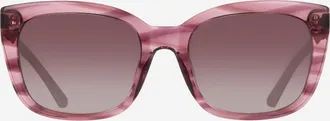 Cole Haan Womens Horn Modified Rectangle Sunglasses - Pink
