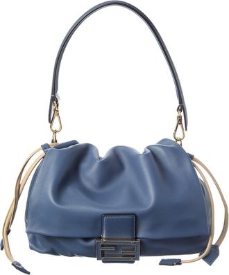 Fendi Fendi Mamma Baguette Medium Leather Shoulder Bag