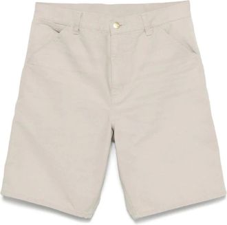 Carhartt Work in Progress Korte Broeken, Heren, Grijs, W29, Cargo Pocket Almond Beige Jeans