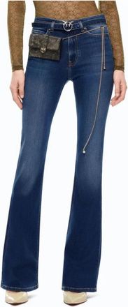 Pinko Flora Flare Jeans - Dames - Flared Jeans - Blauw - W29 - Denim - Jeans