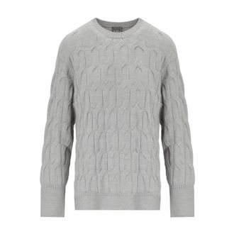 Max Mara Quid Crewneck Jumper - Dames - Ronde hals truien - Grijs - XS - Wol - Truien & Vesten