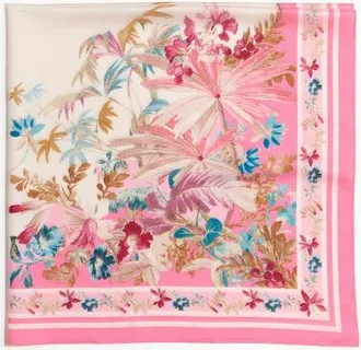 H&M Printed Scarf in Pink/floral at Nordstrom