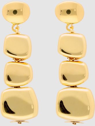 Vanessa Baroni Boucles doreilles Organic Shaped Gold