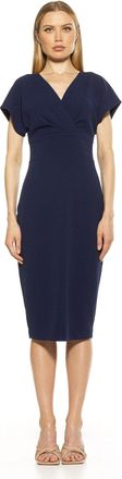 Alexia Admor Naomi V Neck Dress