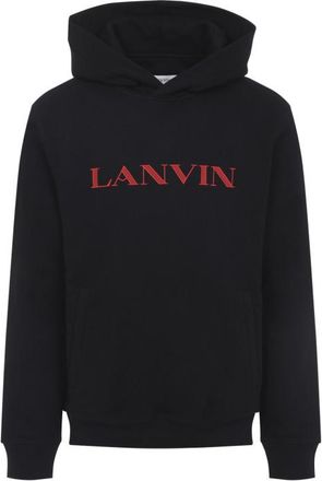 Lanvin Black Logo Hoodie
