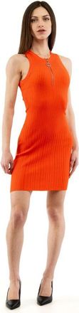 Moschino Orange Viscose Casual Womens Dress