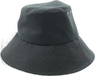 Dior Teddy D Cappello Pre-owned in cotone e poliestere - - Pre-owned - Donna - Nero - ONE SIZE