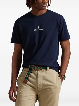 Polo Ralph Lauren Mens T-Shirt Blue Cotton T-Shirts And Polos