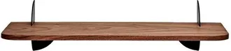 AYTM Design Wandregal Aedes 50 x 18 cm - Nussbaum/Schwarz