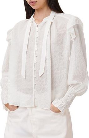 AllSaints Lara Shirt in White at Nordstrom Rack, Size 12 Us / 16 Uk