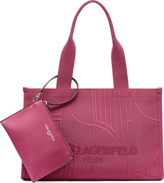 Karl Lagerfeld Kristina Tote in Currant at Nordstrom