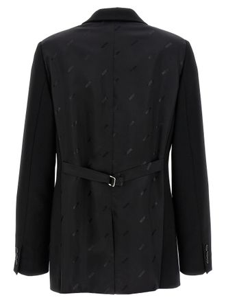 Moschino Womens Black Polyester Blazer Clothing