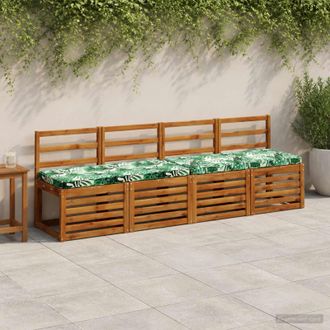 vidaXL Vidaxl Cuscini Per Panchina A 2 Pezzi Vught 2 Pz 100% Poliestere