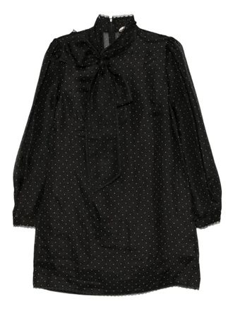 Zimmermann Dream mini dress - women - Recycled Polyester/Elastane - 1 - Black