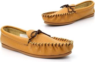 Generic Mens Leather Slippers Mens Moccasins Size 6 Boys Slippers Size 10 Moccasin Outdoor Sole Slipper Outdoor Slipper Moccasins Moccasin Extra Large Real Le