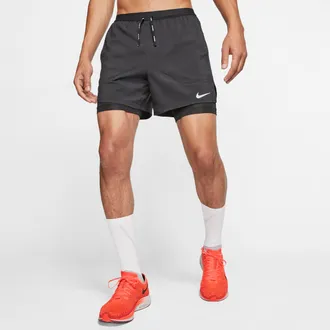 Nike Mens Flex Stride 5 2-In-1 Running Shorts in Black | CJ5467-010