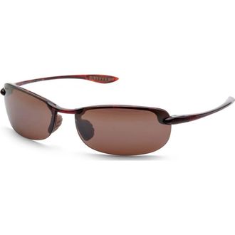 Maui Jim H405-10 Makaha Square/Rectangle Sunglasses in Brown